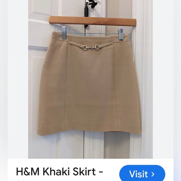 H&M Elegant Tan Skirt NWT - Picture 13 of 13